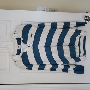 Mens M Lacoste long sleeve polo